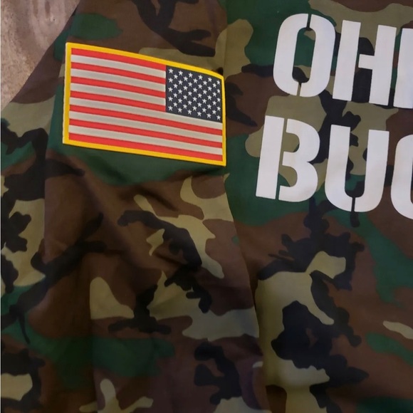 NWT Nike Dri Fit Ohio State Buckeyes Camo Long Sleeve Shirt - Men's - Picture 2 of 12